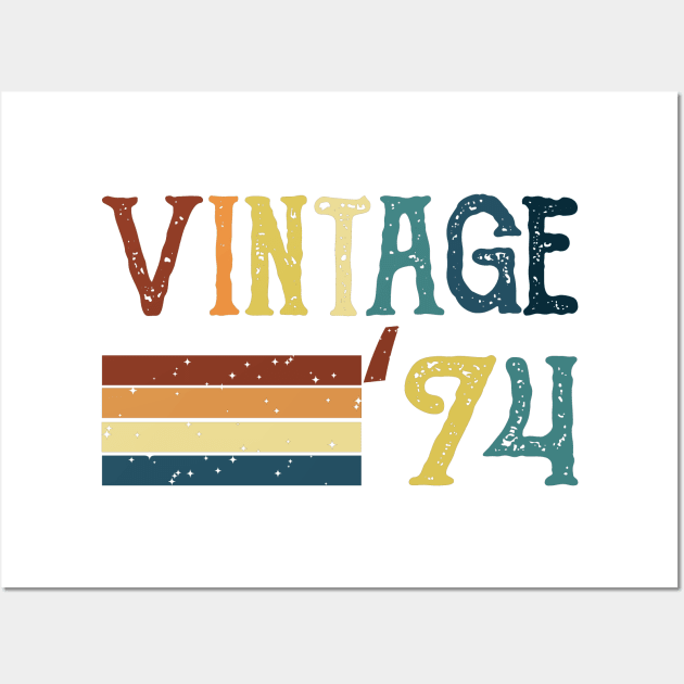 vintage '74 Wall Art by mdr design